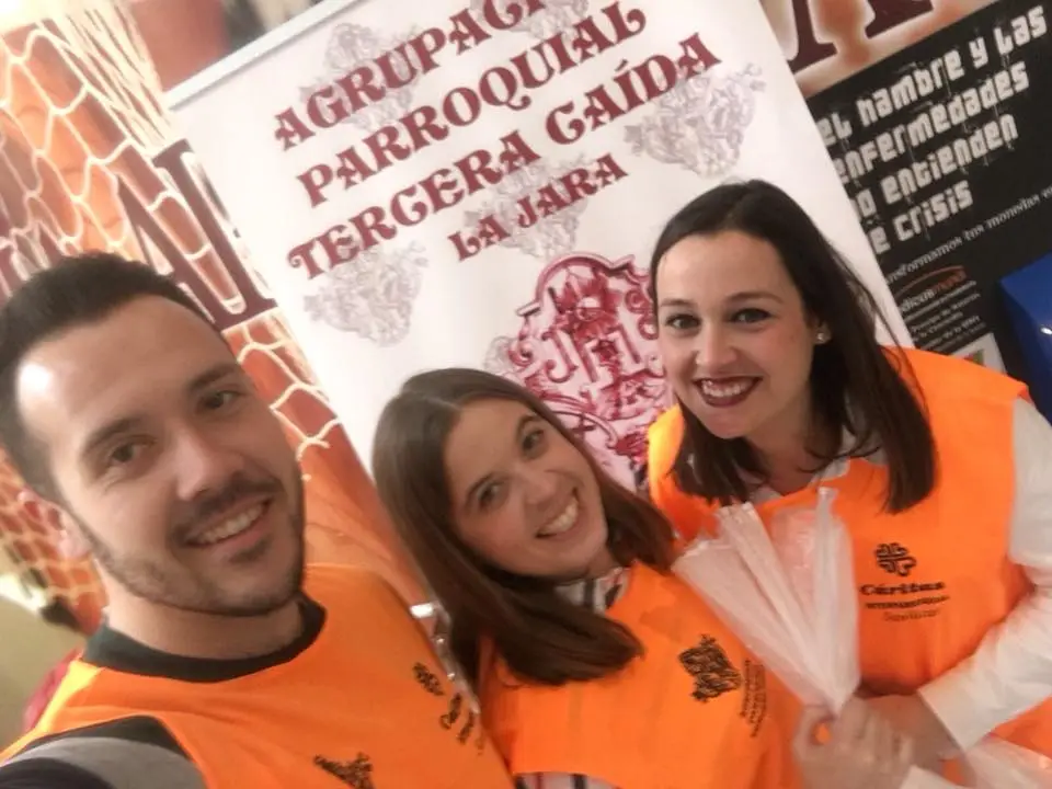 caritas tercera caida Foto extraída de las redes sociales de la Hermandad de la Tercera Caída.